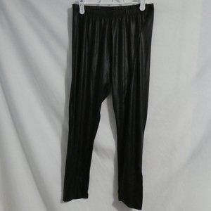 DEVOTED Luxury Apparel, size medium, shiny black stretchable leggings, BNWOT